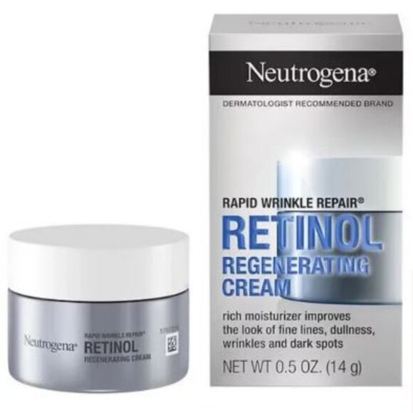 Neutrogena Rapid Wrinkle Repair Retinol Face Cream, Trial Size, 0.5 OZ - Picture 1 of 1